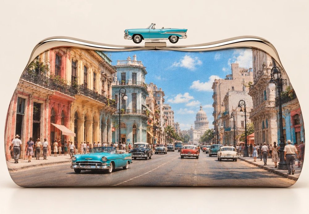 The finished Havana clutch